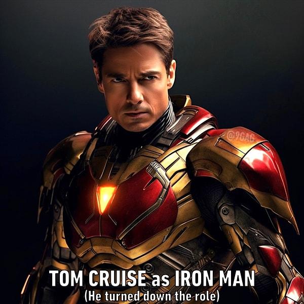 1. Iron Man rolünde Tom Cruise