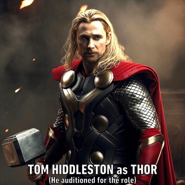 2. Thor rolünde Tom Hiddleston