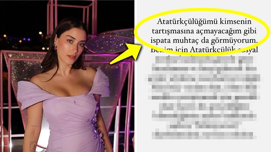 Disney+ ve Atatürk Açıklamasıyla Tepkilerin Odak Noktası Hâline Gelen Hazal Kaya, Eleştirilere Sert Çıktı!
