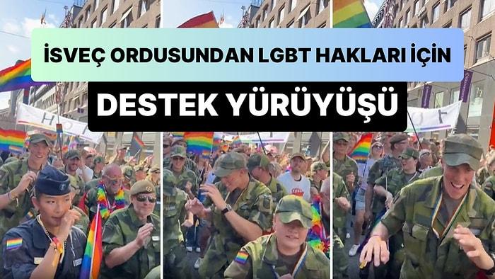 İsveç Ordusu Tarafından LGBT Hakları İçin Destek Yürüyüşü Etkinliği Düzenlendi