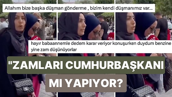 Sokak Röportajında Konuşan Bir Kadın Ekonomiden Şikayet Edenler İçin "İnsanoğlu Hep Nankör" Dedi