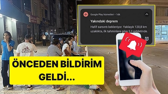 Android Cihazlarda Bulunan Deprem Uyarı Sisteminin Malatya Depremini Önceden Haber Verdiği Ortaya Çıktı