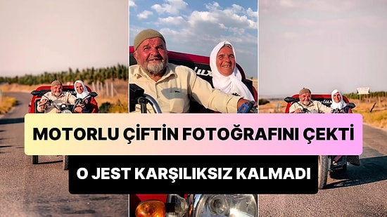 Fotoğraflarını Çeken Adamın Jestini Karşılıksız Bırakmayan Muhteşem Çift