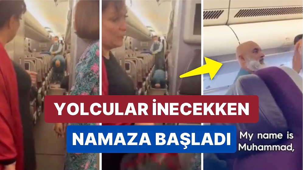 Krize Neden Oldu: Yolcuların Uçaktan İneceği Sırada Namaz Kılmaya Başlayan Şahıs Gözaltına Alındı