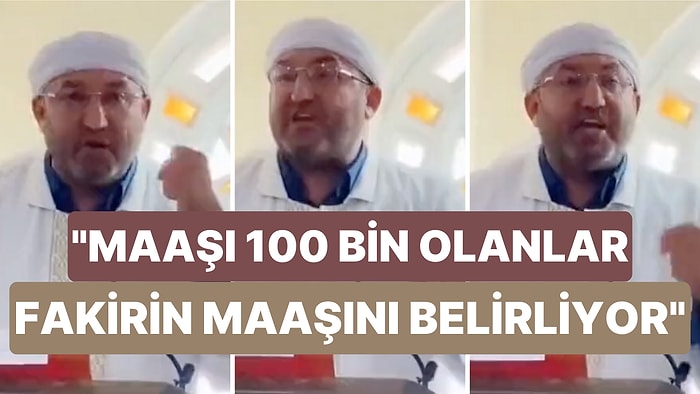 Bir İmamın Asgari Ücret Konuşması Gündem Oldu: "Ev Kiralarının 10 Bin Olduğu Yerde Asgari Ücret Geçim midir?"