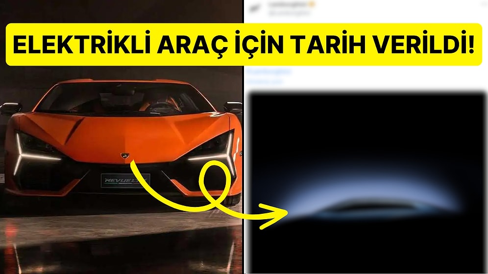 Şimdi Porsche Düşünsün: Lamborghini'den İlk Elektrikli Spor Otomobil için Heyecanlandıran Paylaşım!