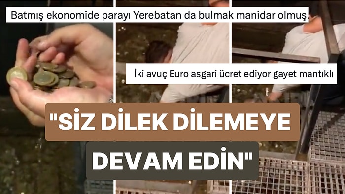 Bir Vatandaş Yerebatan Sarnıcı'na Atılan Dilek Paralarını Topladı: "Ben Yolumu Buldum"