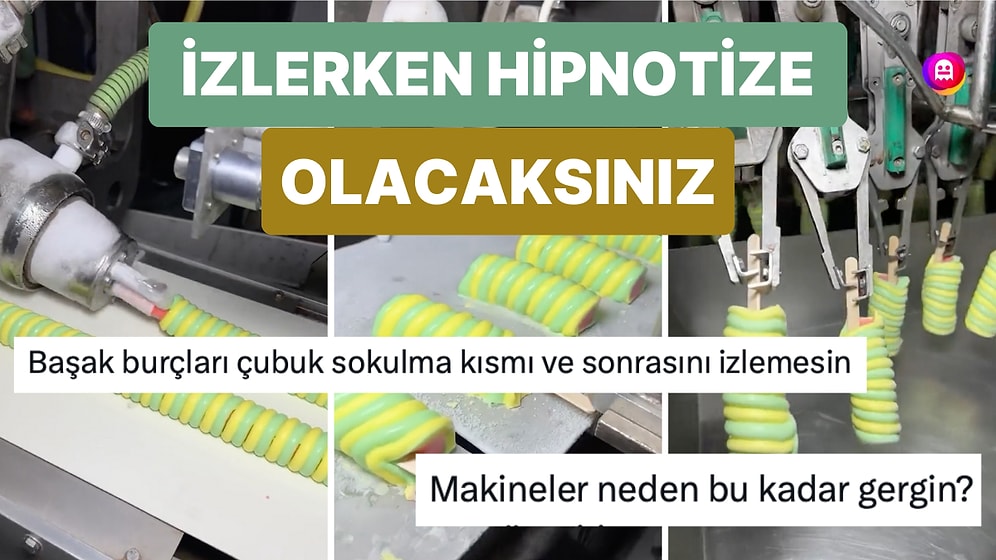 Twister Dondurmaların Yapım Sürecini Gösteren Bu Videoyu İzlerken Hipnotize Olacaksınız