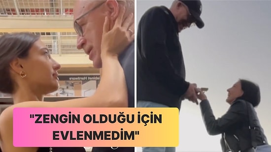 70 Yaşındaki Sevgilisinin Önünde Diz Çöküp Evlenme Teklifi Eden 22 Yaşındaki Kız Sosyal Medyayı Salladı