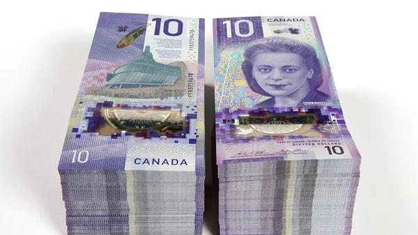 8. Kanada Doları banknotlarında farklı dönemlere ve temalara odaklanan tasarımlar kullanılmıştır.