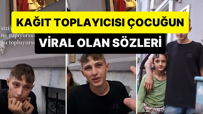 Fotoğrafını Çekmek İsteyen Adama, 'Ayağa Kalkalım İnsanlar Görüyor ya Ayıp Olur' Diyen Kağıt Toplayıcısı Çocuk