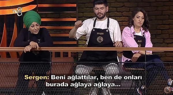 İntikam yeminleri eden Sergen, diğer arkadaşlarıyla birlikte takımlarda ve hatta programda söz sahibi olmaya başladı. Herkese ve her şeye bir müdahelede bulunan Sergen, daha ilk günlerden tepki çekmeye başladı.