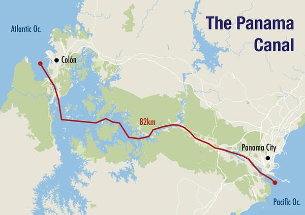 Dünyada en çok kullanılan ticaret yollarından biri olan Panama Kanalı'ndaki sorun, alternatif yollar aratmaya başlarken, geçtiğimiz yıllarda da bir geminin kanalda sıkışmasıyla dünya ticaretinde sorunlar yaratmıştı.