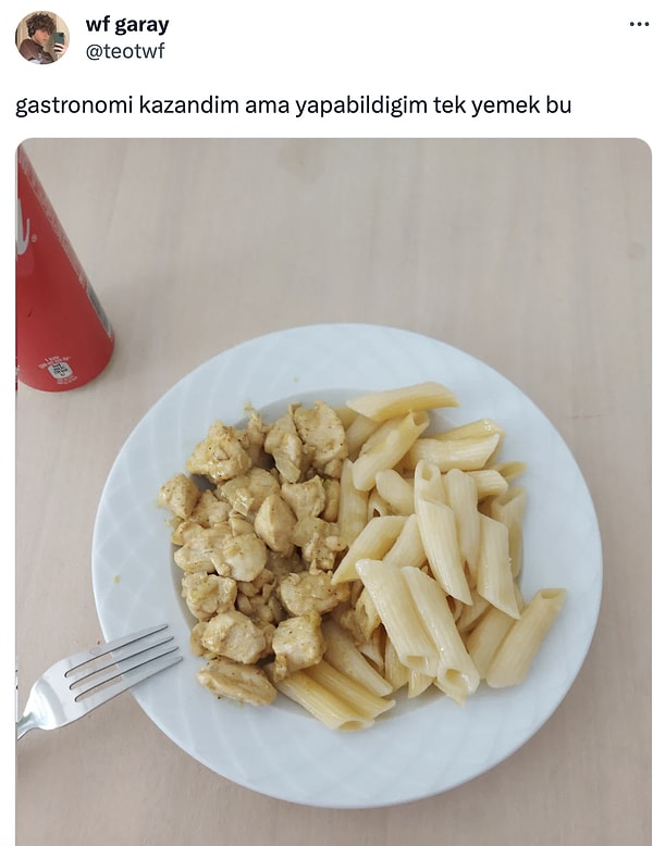 Oldukça kaygılı olduğu anlaşılan yeni gastronomi öğrencisinin de paylaşımı buydu 👇