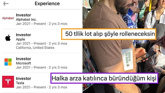 Satın Aldığı Hisseleri LinkedIn CV'sine Ekleyip Kendini Şirkete Ortak Gösteren Kişi Alay Konusu Oldu