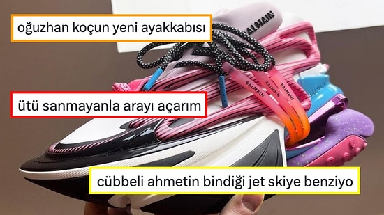 Türk Tasarımcı Safa Şahin'in Balmain İçin Tasarladığı Yeni Sneaker Modeli Goygoycuların Diline Düştü