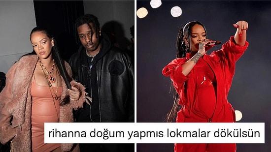 O Doğurdu Biz Rahatladık! Yıllardır Hamileymiş Gibi Hissettiren Rihanna'nın Bebeği Dünyaya Geldi