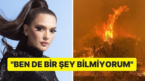 Demet Akalın’dan Çanakkale’deki Orman Yangını Hakkında İlginç Yorum