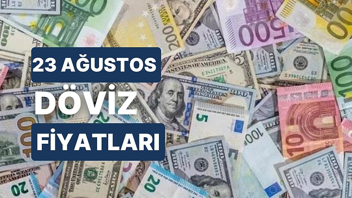 23 Ağustos Çarşamba Döviz Kuru USD Fiyatı: Bugün Dolar Fiyatı Ne Kadar? 1 Dolar Ne Kadar?