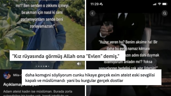 Ateist Erkek ve Müslüman Kadın Evliliğinin Dumur Eden Hikayesi Sosyal Medyada Dalga Konusu Oldu