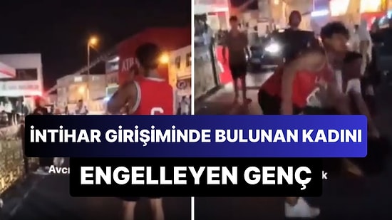 İntihar Girişiminde Bulunan Yabancı Uyruklu Kadını Engelleyen Genç