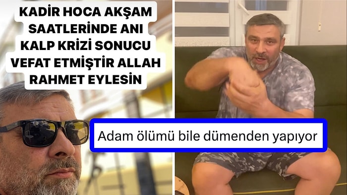 Kadir Hoca "Dümenden" Ölüm Haberini Paylaştı, Ardından Yaptığı Açıklamayla "Böyle Şaka mı Olur?" Dedirtti