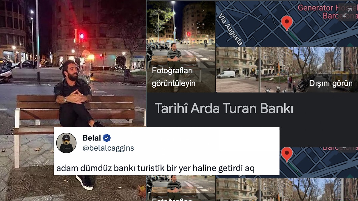 Barselonada Türklerin İlk Uğrak Yeri Olan Tarihi Arda Turan Bankı İçin  Yapılan Ziyaretçi Yorumları