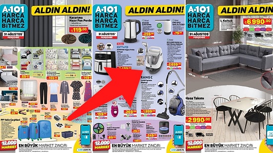 A101'e Koltuk ve Halı Yıkama Makinesi Geliyor! 31 Ağustos 2023 A101 Aldın Aldın Kataloğu