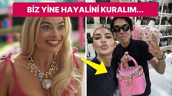Kim Kardashian, Dünyanın Bir Ucuna Giderek Margot Robbie'nin 'Barbie' Filminde Taktığı Kolyeyi Satın Aldı