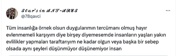 Yaşları yakın olan insanların daha iyi anlaşabileceği düşüncesi ile evliliklerin daha sağlıklı olabileceği iddia edildi.