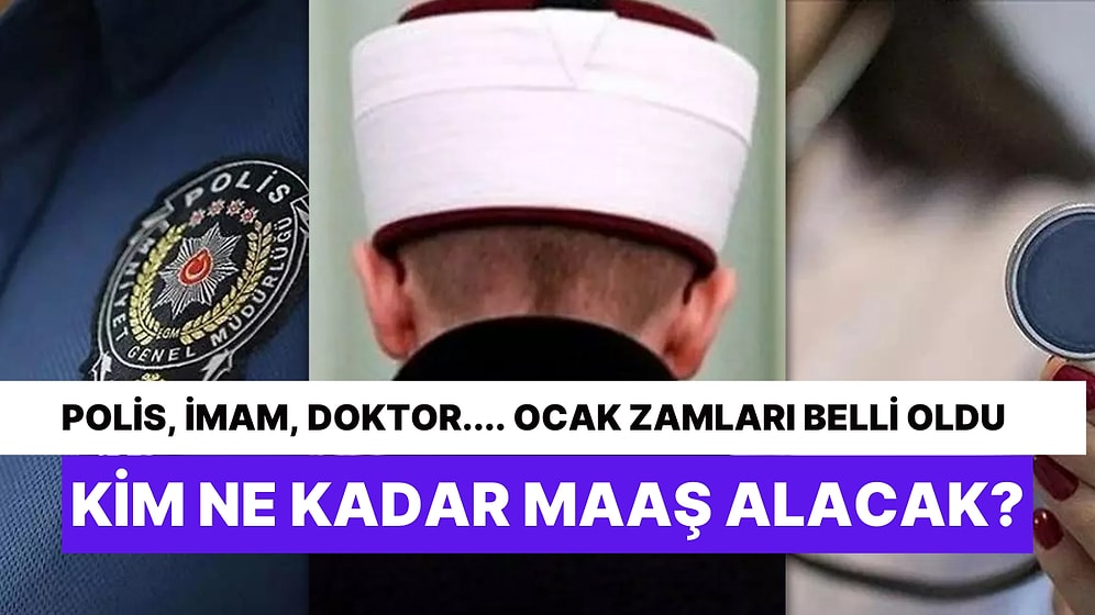 Memurların Ocak Zamları Belli Oldu: Kim Ne Kadar Maaş Alacak?