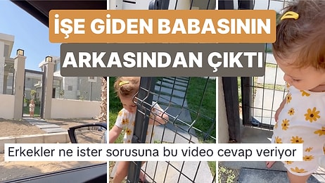 Babasını İşe Bir Türlü Göndermeyen Minik Kızın O Anları Sosyal Medyada Viral Oldu