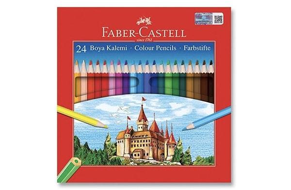 10. Faber-Castell Karton Kutu Boya Kalemi