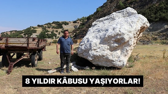 Felaket 8 yıldır Devam Ediyor! Bir Bu Eksikti: O İlçeye Taş Yağıyor