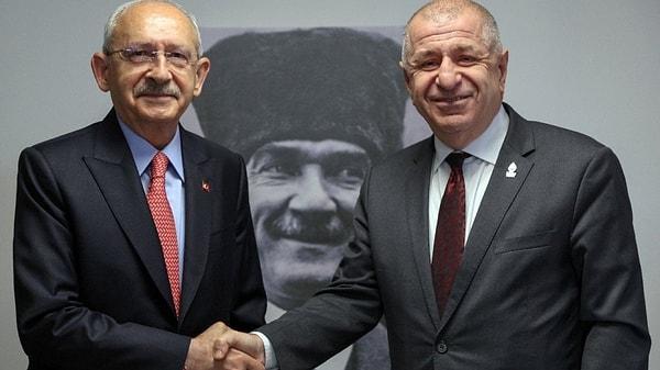 Seçimlerde Kemal Kılıçdaroğlu'nu destekleyeceklerini açıklayan Özdağ, taleplerini Kılıçdaroğlu'na kabul ettirmişti.