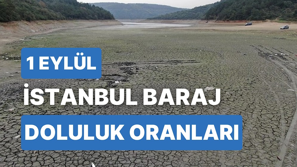 1 Eylül Cuma İstanbul Baraj Doluluk Oranlarında Son Durum: İstanbul’da Barajların Yüzde Kaçı Dolu?