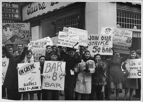 5. 1947 yılında Kanada'da çikolata fiyatları 5 cent'ten 8 cent'e yükseltilince tüm ülkede çocuklar fiyat artışını günlerce protesto etmişti.