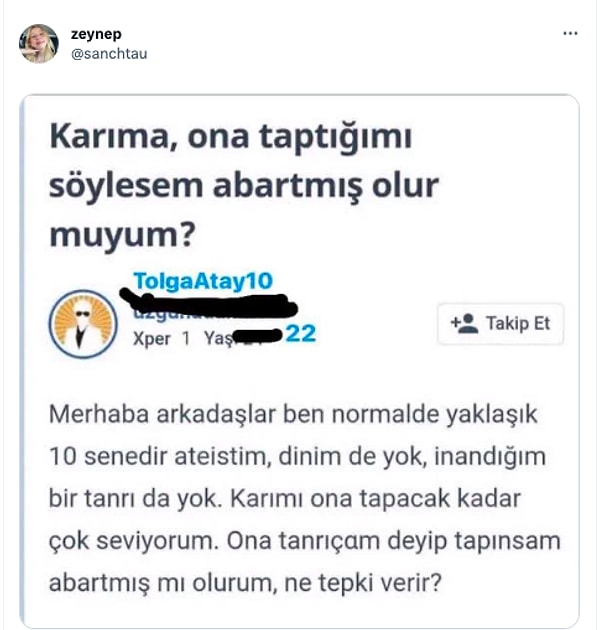 Beyler çok mu şey istedik sizden?