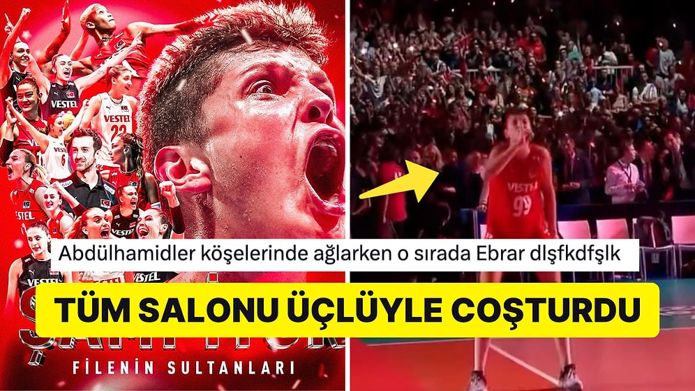 Ebrar Karakurt Avrupa'nın En Büyüğü Olduklarını Kanıtladıkları Maçın Sonunda Salona Üçlü Çektirdi