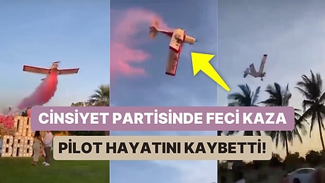 Pilot Hayatını Kaybetti: Meksika'da Cinsiyet Partisi İçin Kiralanan Uçağın Düştüğü Anlar Anbean Kaydedildi!