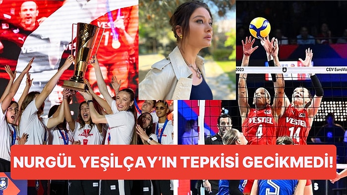 Avrupa Şampiyonu Olan Voleybol Takımımızın Tarifeli Uçakla Ülkeye Dönmesine Nurgül Yeşilçay da Tepki Gösterdi!