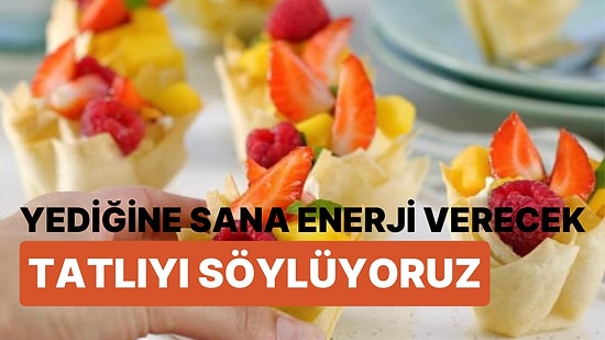 Uzun Ve Yorucu Bir Günün Sonunda Yediğinde Sana Enerji Verecek Tatlıyı Söylüyoruz!
