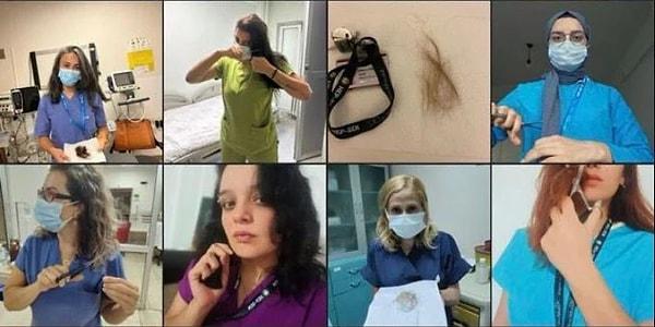 Olayın ardından sağlık çalışanları protesto eylemi düzenledi. Türkiye'nin dört bir yanından hemşireler. Silivri Devlet Hastanesi'nde şiddete uğrayan meslektaşları için saç kesme eylemi yaptı. Hemşireler "saçımın teline dokunma" etiketi altında saçlarını kestikleri fotoğrafları paylaştı.