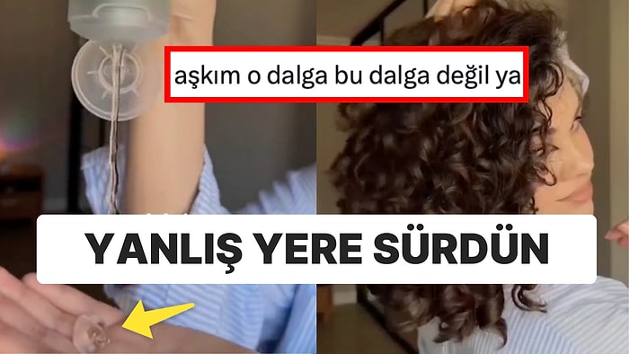 Kayganlaştıcı Jeli Saçlarını Kıvırcık Yapmak İçin Kullanan Kadına Gelen Yorumlar Kahkaha Attırdı!