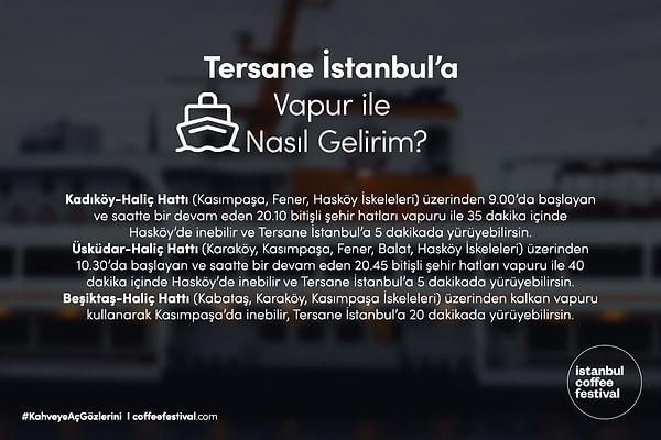 Tersane İstanbul’a Vapurla Nasıl Gelirim?