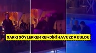 Ne Olduğunu Anlayamadı: Murat Kurşun, Alkolü Fazla Kaçıran Hayranı Tarafından Havuza Atıldı