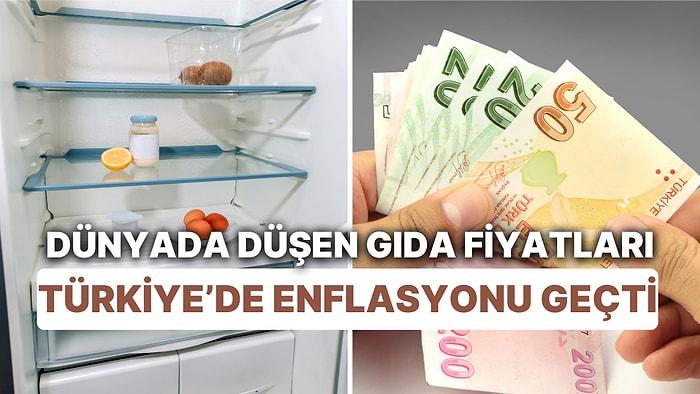 Dünyada Düşen Gıda Fiyatları Türkiye'de Enflasyonla Farkı Giderek Açıp Vatandaşın Cebini Yakıyor