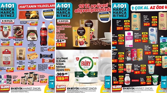 9 - 15 Eylül 2023 A101 Haftanın Yıldızları Kataloğu