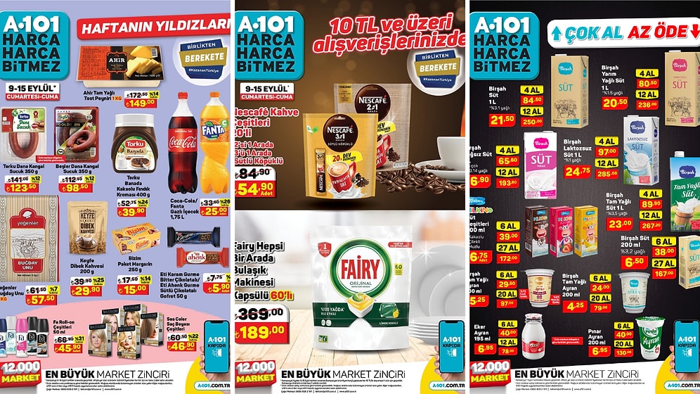 9 - 15 Eylül 2023 A101 Haftanın Yıldızları Kataloğu