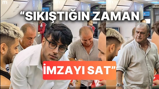 Reynmen'e İmzalı Forma Veren Fatih Terim'den Kahkaha Attıran Ekonomi Tavsiyesi